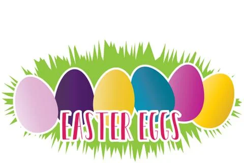 Happy Easter greeting card Stock Illustration