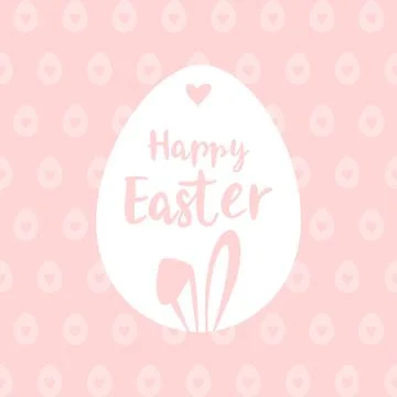 Happy Easter greeting card Stock Illustration