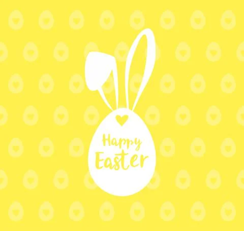 Happy Easter greeting card Stock Illustration