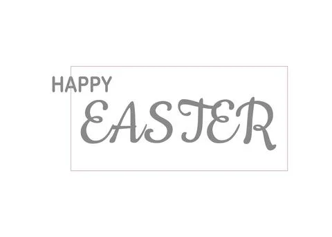 Happy easter greeting card. Illustration. Design layout for invitation, card Stock Illustration