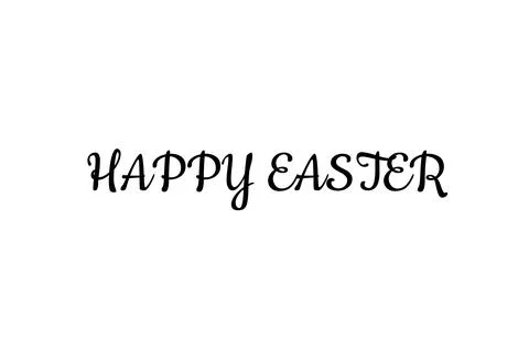 Happy easter greeting card. Illustration. Design layout for invitation, card Stock Illustration