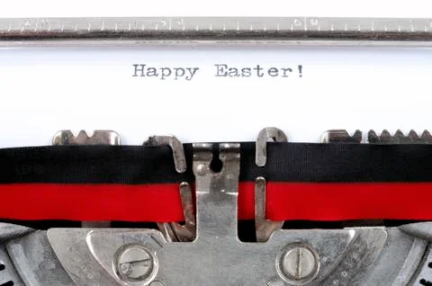 Happy Easter greeting card Foto stock