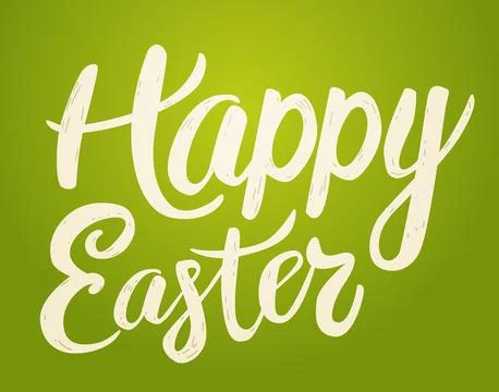 Happy Easter greeting card spring holiday celebration banner horizontal Stockillustratie