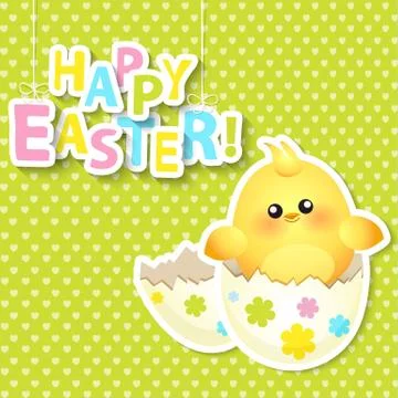 Happy Easter Greeting Card. Vector. Иллюстрация