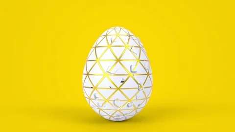 Happy Easter greeting holiday background. Spring sale, holiday offer. Stock Footage 125262942