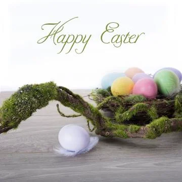 Happy Easter greeting Stock-Fotos