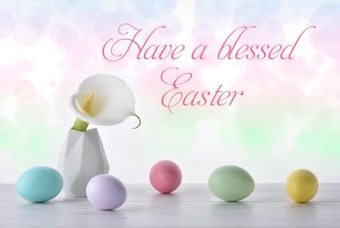Happy Easter greeting Foto stock