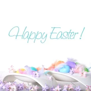 Happy Easter greeting Stock Photos