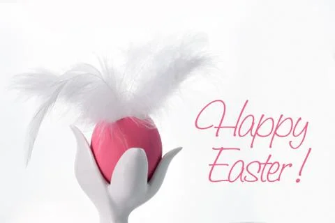 Happy Easter greeting Stock Photos