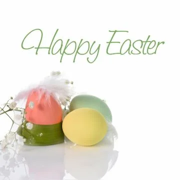 Happy Easter greeting Foto stock