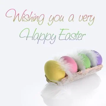 Happy Easter greeting Stock-Fotos