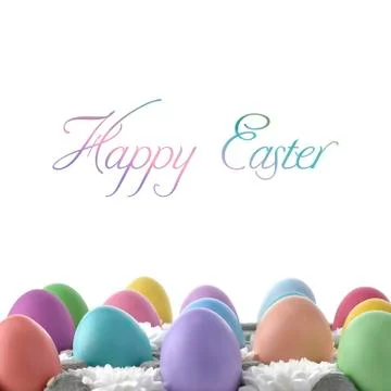 Happy Easter greeting Foto stock