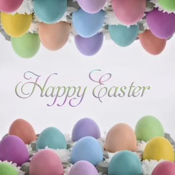 Happy Easter greeting 스톡 사진