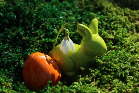 Happy easter greetings Stock Photos