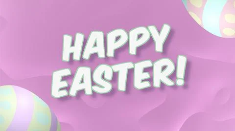 Happy Easter Holiday Background Image Stock Illustration