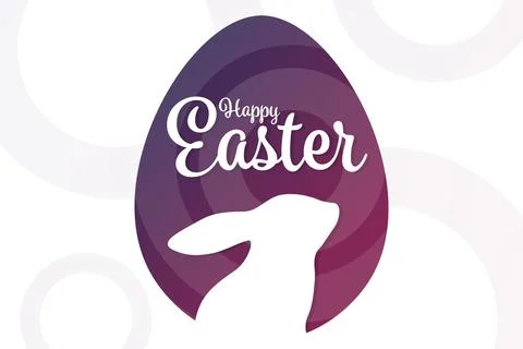 Happy Easter. Holiday concept. Template for background, banner, card, poster Stock Illustration
