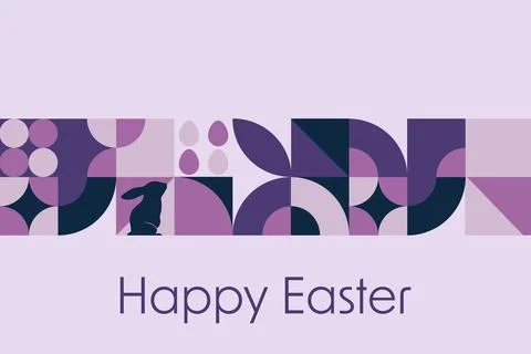 Happy Easter. Holiday concept. Template for background, banner, card, poster Stock Illustration