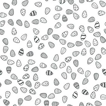 Happy Easter holiday seamless background Stock Illustration