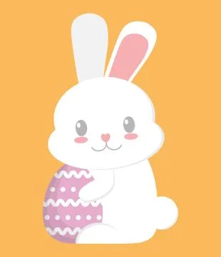 Happy easter icon image Illustrazione stock