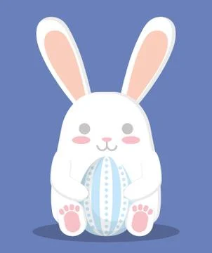 Happy easter icon image Illustrazione stock