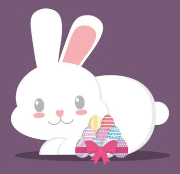 Happy easter icon image Stock Illustration