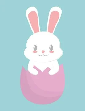 Happy easter icon image Stock Illustration