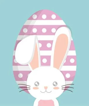 Happy easter icon image Illustrazione stock