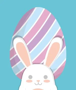 Happy easter icon image Illustrazione stock