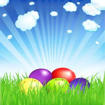 Happy easter Stock Illustration