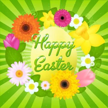 Happy easter Stock Illustration