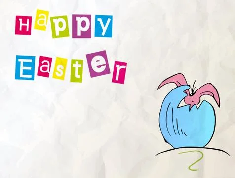 Happy Easter Stock Illustration