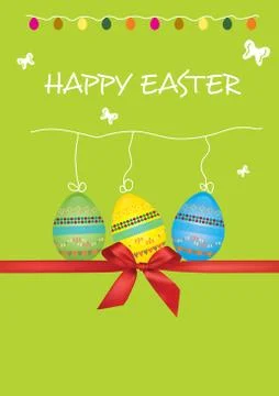 Happy easter Stock Illustration