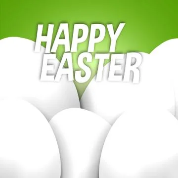 Happy easter Illustrazione stock