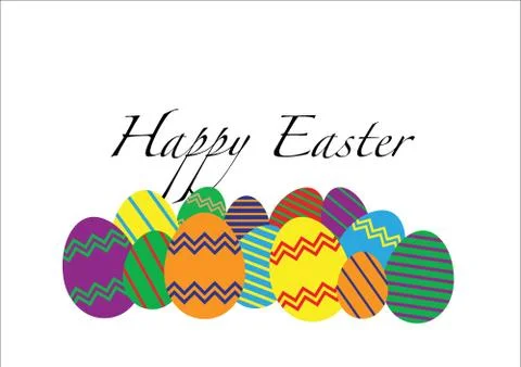 Happy Easter Stock Illustration