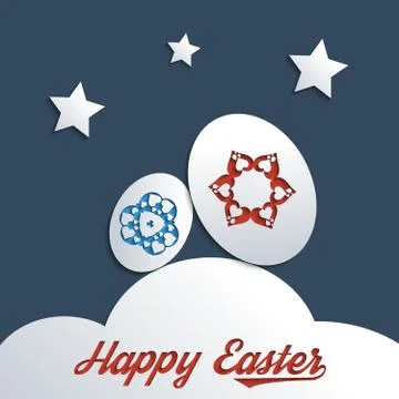 Happy easter Stock Illustration