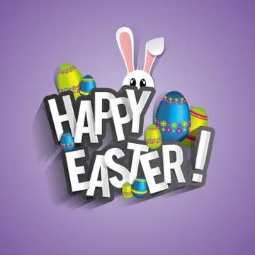 Happy Easter Stock Illustration