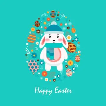 Happy easter Stock Illustration