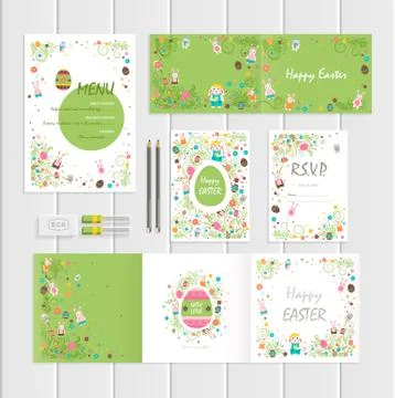 Happy easter Stock Illustration