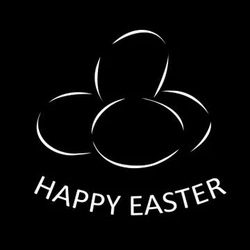 Happy easter Stock Illustration