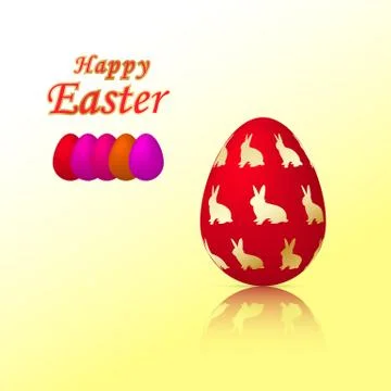 Happy Easter Stock Illustration