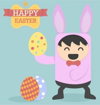 Happy Easter Stock Illustration