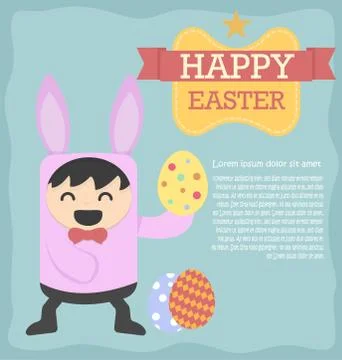 Happy Easter Stock Illustration