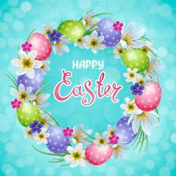 Happy Easter Stock Illustration