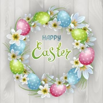 Happy Easter Stock Illustration