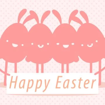 Happy Easter Stock Illustration