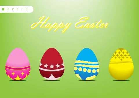 Happy Easter Illustrazione stock