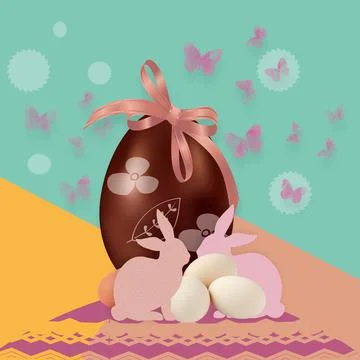 Happy Easter Stock Illustration