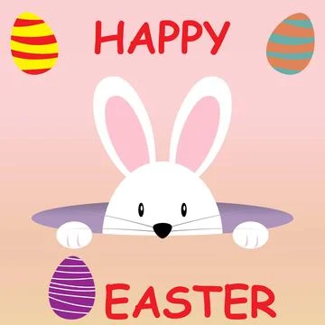 Happy easter Stock Illustration