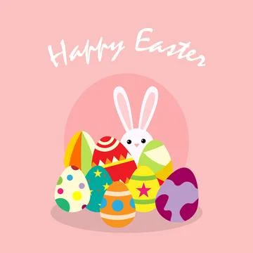 Happy Easter Stock Illustration