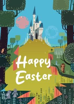 Happy easter Stock Illustration